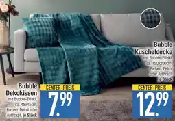 E-Center Bubble Kuscheldecke Angebot