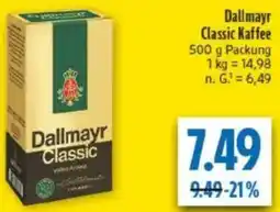 diska Dallmayr Classic Kaffee Angebot