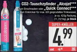 E-Center Sodastream CO2-Tauschzylinder ,,Alcojet" oder Quick Connect Angebot