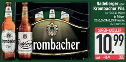 E-Center Radeberger oder Krombacher Pils Angebot
