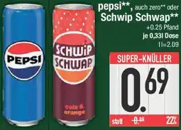 E-Center pepsi oder Schwip Schwap Angebot