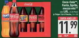 E-Center Coca-Cola, Fanta, Sprite, mezzo mix oder Lift Angebot