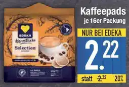 E-Center EDEKA Herzstücke Kaffeepads Angebot