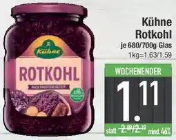 E-Center Kühne Rotkohl Angebot