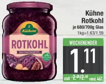 E-Center Kühne Rotkohl Angebot