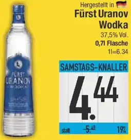 E-Center Fürst Uranov Wodka Angebot