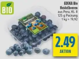 diska EDEKA Bio Heidelbeeren Angebot
