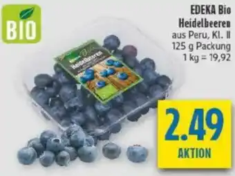 diska EDEKA Bio Heidelbeeren Angebot