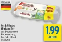 diska Gut & Günstig 12 frische Eier Angebot
