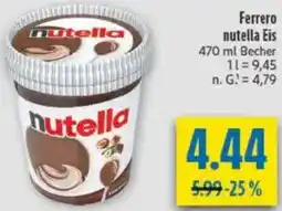 diska Ferrero nutella Eis Angebot