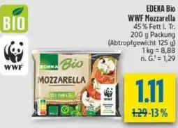 diska EDEKA Bio WWF Mozzarella Angebot