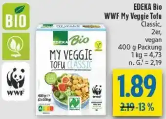diska EDEKA Bio WWF My Veggie Tofu Angebot