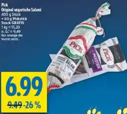 diska Pick Original ungarische Salami Angebot