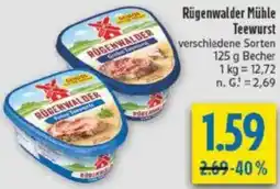 diska Rügenwalder Mühle Teewurst Angebot