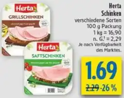 diska Herta Schinken Angebot