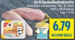 diska Gut & Günstig Hähnchenbrustfilet Angebot
