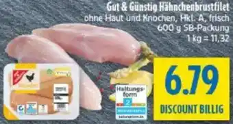 diska Gut & Günstig Hähnchenbrustfilet Angebot