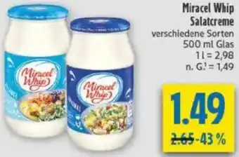 diska Miracel Whip Salatcreme Angebot