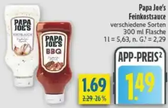 diska Papa Joe's Feinkostsauce Angebot