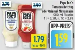 diska Papa Joe's Tomaten Ketchup oder Original Mayonnaise Angebot