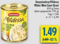 diska Hengstenberg Mildessa Mildes Wein Sauer Kraut Angebot