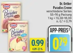 diska Dr. Oetker Paradies Creme Angebot