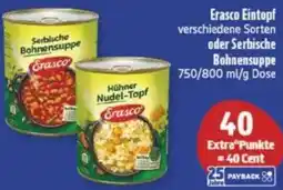diska Erasco Eintopf oder Serbische Bohnensuppe Angebot