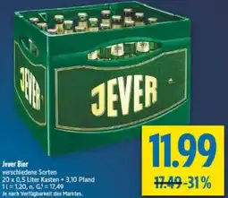 diska Jever Bier Angebot