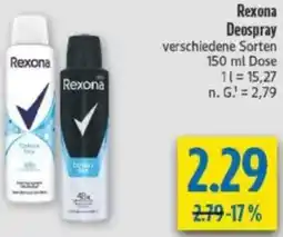 diska Rexona Deospray Angebot