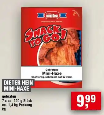 Handelshof DIETER HEIN MINI-HAXE Angebot