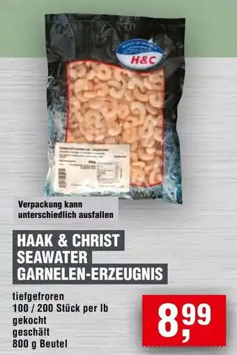 Handelshof HAAK & CHRIST SEAWATER GARNELEN-ERZEUGNIS Angebot