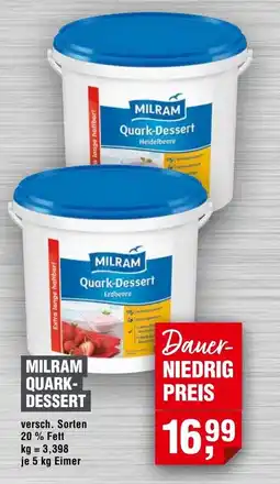 Handelshof MILRAM QUARK- DESSERT Angebot