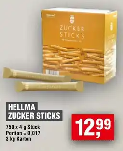 Handelshof HELLMA ZUCKER STICKS Angebot