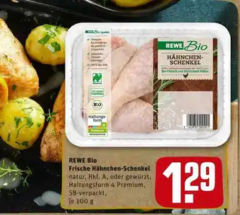 REWE Rewe bio frische hähnchenschenkel Angebot