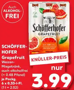 Kaufland SCHÖFFERHOFER Grapefruit Angebot
