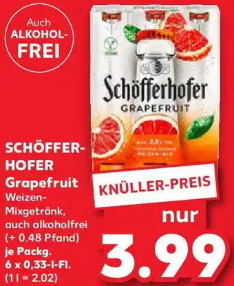Kaufland SCHÖFFERHOFER Grapefruit Angebot