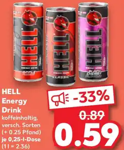 Kaufland HELL Energy Drink Angebot