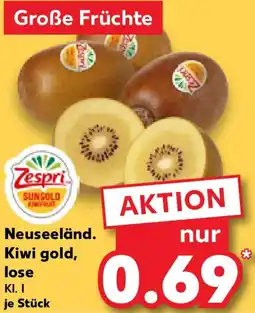 Kaufland Zespri Neuseeländ. Kiwi gold, lose Angebot