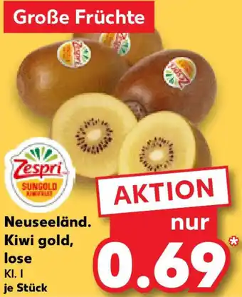 Kaufland Zespri Neuseeländ. Kiwi gold, lose Angebot