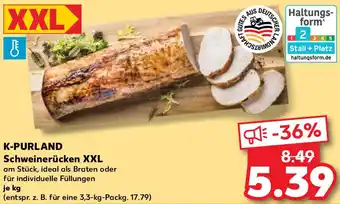 Kaufland K-PURLAND Schweinerücken XXL Angebot