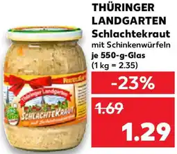 Kaufland THÜRINGER LANDGARTEN Schlachtekraut Angebot