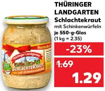 Kaufland THÜRINGER LANDGARTEN Schlachtekraut Angebot