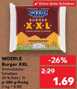 Kaufland WOERLE Burger XXL Angebot