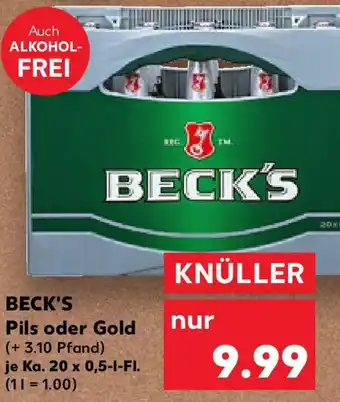 Kaufland BECK'S Pils oder Gold Angebot