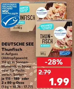 Kaufland DEUTSCHE SEE Thunfisch Angebot