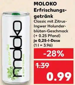 Kaufland MOLOKO Erfrischungsgetränk Angebot