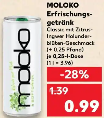 Kaufland MOLOKO Erfrischungsgetränk Angebot