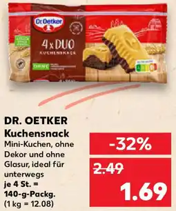 Kaufland DR. OETKER Kuchensnack Angebot