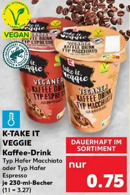 Kaufland K-TAKE IT VEGGIE Kaffee-Drink Angebot