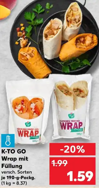 Kaufland K-TO GO Wrap mit Füllung Angebot